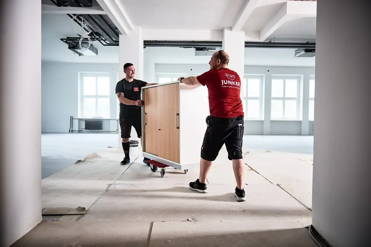 Büroumzug Berlin durchgeführt von Umzugsfirma Junker