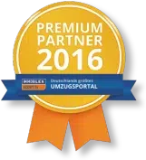 Premium Partner 2016 Auszeichnung für die Umzugsfirma Junker als professionelles Umzugsunternehmen.