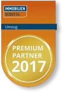 Premium Partner 2017 Auszeichnung für die Umzugsfirma Junker als professionelles Umzugsunternehmen.